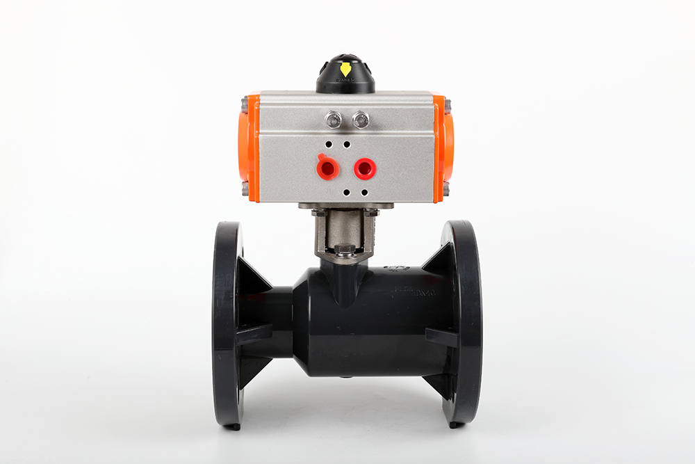 叶县气动法兰一体球阀